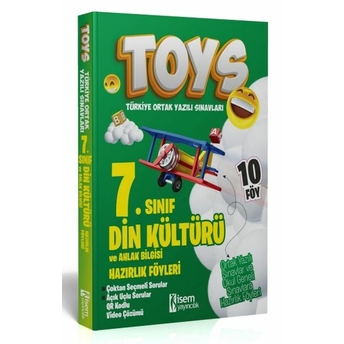 Isem Yayıncılık 2024 Toys 7. Sınıf Din Kültürü Ve Ahlak Bilgisi Hazırlık Föyleri Komisyon