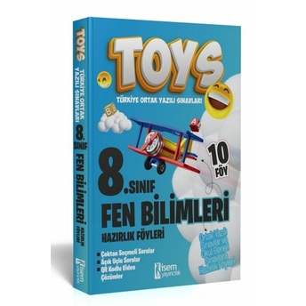 Isem Yayıncılık 2024 Toys 8. Sınıf Fen Bilimleri Hazırlık Föyleri Komisyon