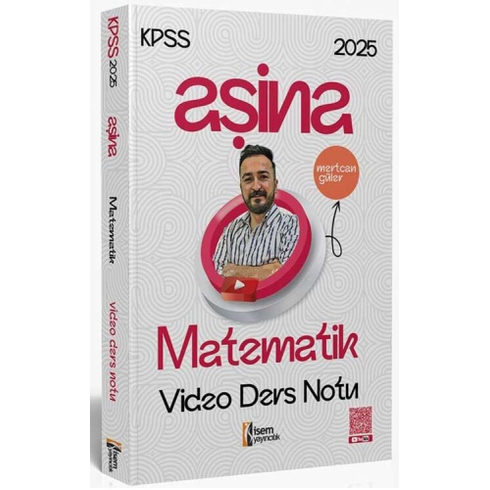 Isem Yayınları 2025 Kpss Aşina Matematik Video Ders Notu Mertcan Güler