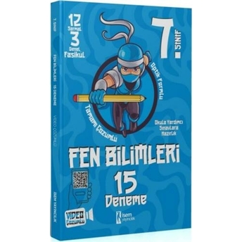 Isem Yayınları 7. Sınıf Fen Bilimleri 15 Deneme Komisyon