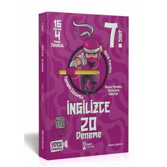 Isem Yayınları 7. Sınıf Ingilizce 20 Çözümlü Deneme