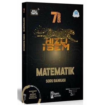 Isem Yayınları 7. Sınıf Matematik Hızlı Isem Soru Bankası Komisyon