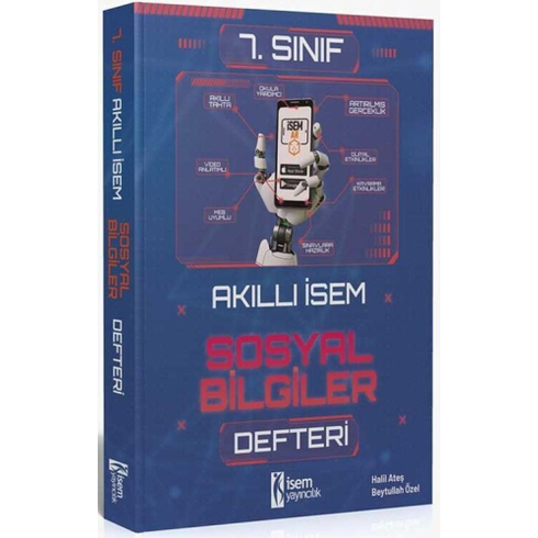 Isem Yayınları 7. Sınıf Sosyal Bilgiler Akıllı Isem Defteri Beytullah Özel