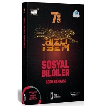 Isem Yayınları 7. Sınıf Sosyal Bilgiler Hızlı Isem Soru Bankası Halil Ateş