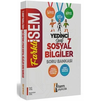 Isem Yayınları 7. Sınıf Sosyal Bilgiler Soru Bankası Komisyon