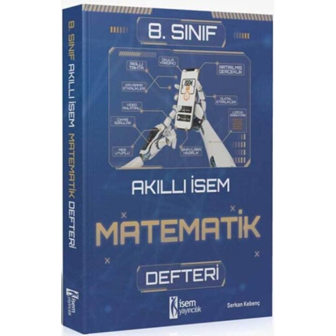 Isem Yayınları 8. Sınıf Akıllı Isem Matematik Defteri Serkan Kepenç