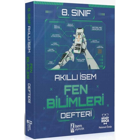 Isem Yayınları 8. Sınıf Fen Bilimleri Akıllı Isem Defteri Mehmet Özalp