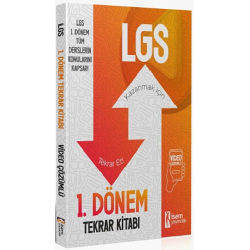 Isem Yayınları 8. Sınıf Lgs 1. Dönem Tüm Dersler Tekrar Kitabı Komisyon