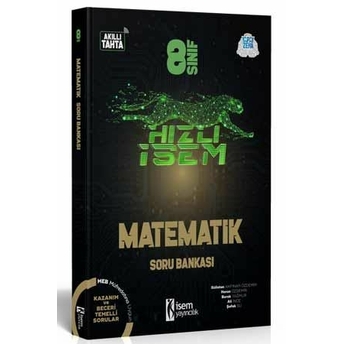 Isem Yayınları 8. Sınıf Matematik Hızlı Isem Soru Bankası Komisyon