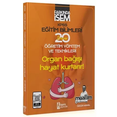 Isem Yayınları Kpss Eğitim Bilimleri Öğretim Yöntem Ve Teknikleri Muallim 20 Deneme Çözümlü Özgür Hamal