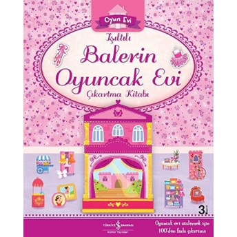 Işıltılı Balerin Oyuncak Evi Çıkartma Kitabı Kolektif