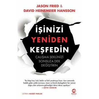 Işinizi Yeniden Keşfedin Jason Fried, David Heinemeier Hansson