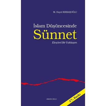 Islam Düşüncesinde Sünnet Hayri Kırbaşoğlu