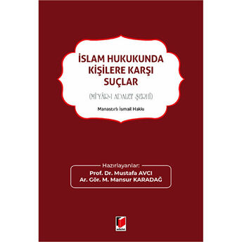 Islam Hukukunda Kişilere Karşı Suçlar M.mansur Karadağ