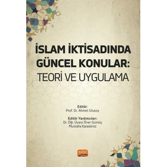 Islam Iktisadında Güncel Konular Ahmet Ulusoy