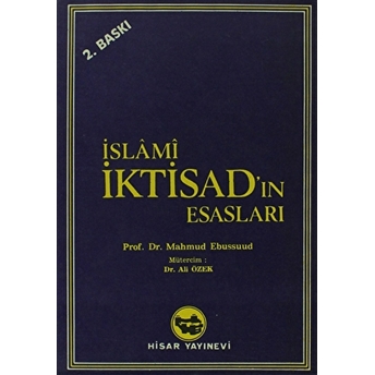 Islami Iktisad'In Esasları Mahmud Ebussuud