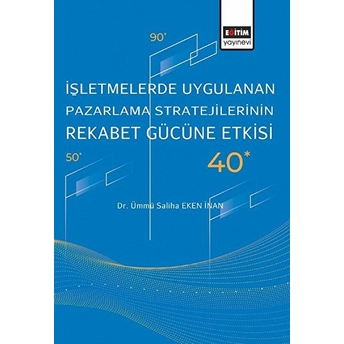 Işletmelerde Uygulanan Pazarlama Stratejilerinin Rekabet Gücüne Etkisi Ümmü Saliha Eken Inan