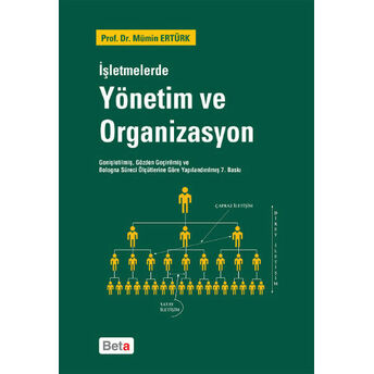 Işletmelerde Yönetim Ve Organizasyon Mümin Ertürk