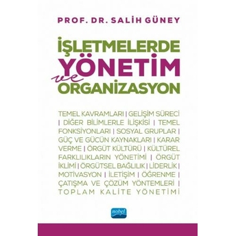 Işletmelerde Yönetim Ve Organizasyon Salih Güney