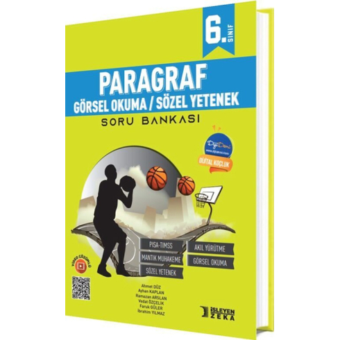 Işleyen Zeka Yayınları 6. Sınıf Paragraf Görsel Okuma Sözel Yetenek Soru Bankası Ahmet Düz