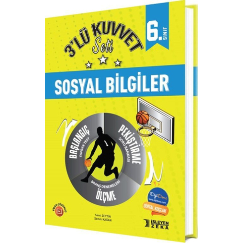 Işleyen Zeka Yayınları 6. Sınıf Sosyal Bilgiler 3'Lü Kuvvet Serisi Seti Semih Kağan