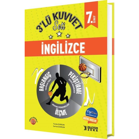 Işleyen Zeka Yayınları 7. Sınıf Ingilizce 3'Lü Kuvvet Serisi Seti Komisyon