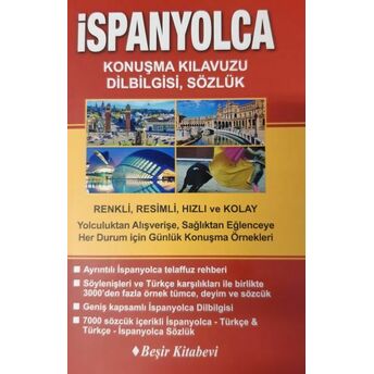 Ispanyolca Konuşma Kılavuzu Dil Bilgisi Sözlük Metin Yurtbaşı