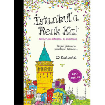 Istanbul’a Renk Kat (20 Kartpostal) Nesrin Çelik