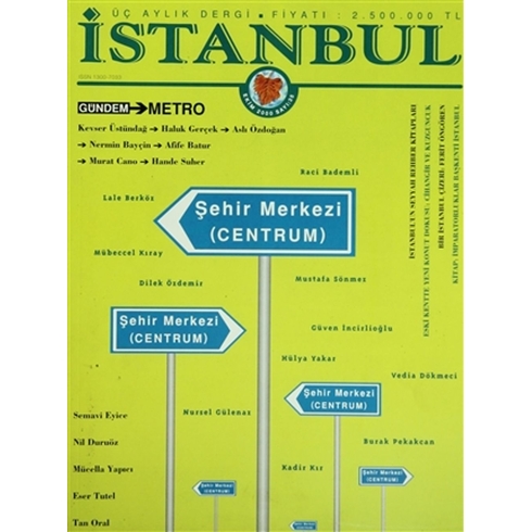 Istanbul Dergisi Sayı: 35 2000 Ekim Kolektif