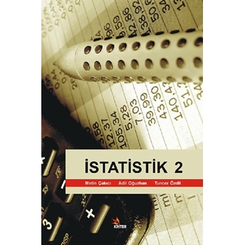 Istatistik 2 Metin Çakıcı