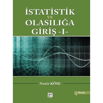 Istatistik Ve Olasılığa Giriş - I