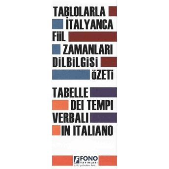 Italyanca Fiil Zamanları Ve Dilbilgisi Tablosu