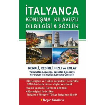 Italyanca Konuşma Kılavuzu Dilbilgisi - Sözlük B. Orhan Doğan