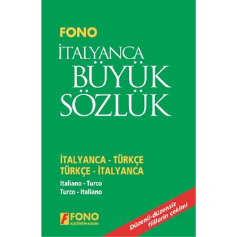 Italyanca / Türkçe - Türkçe / Italyanca Büyük Sözlük Kolektif