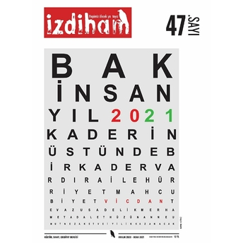 Izdiham Dergisi Sayı: 47 Aralık 2020 - Ocak 2021 Kolektif