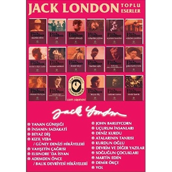 Jack London Toplu Eserler (17 Kitap Takım) Jack London