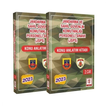 Jandarma Ve Sahil Güvenlik Komutanlığı Sınavlarına Hazırlık Kitabı 2023 ( I-Iı Cilt) Komisyon