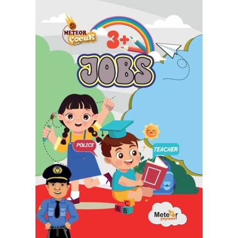 Jobs (Meslekler) Türkçe – Ingilizce Boyama Kitabı Umut Öz