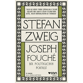 Joseph Fouche Bir Politikacının Portesi Stefan Zweig