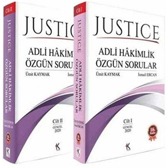 Justice Adli Hakimlik Özgun Sorular - Ümit Kaynak - Ismail Ercan