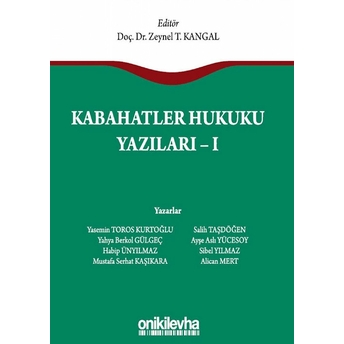 Kabahatler Hukuku Yazıları - 1