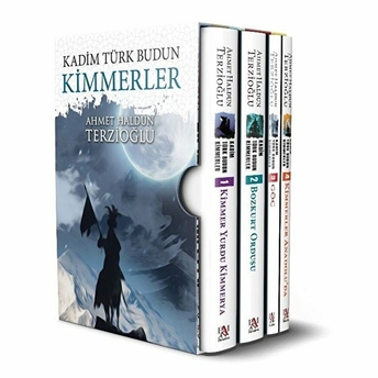 Kadim Türk Budun Kimmerler Kutulu Set (4 Kitap Takım) Ahmet Haldun Terzioğlu