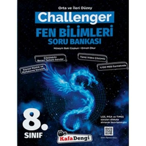 Kafa Dengi 8. Sınıf Lgs Fen Bilimleri Challenger Soru Bankası