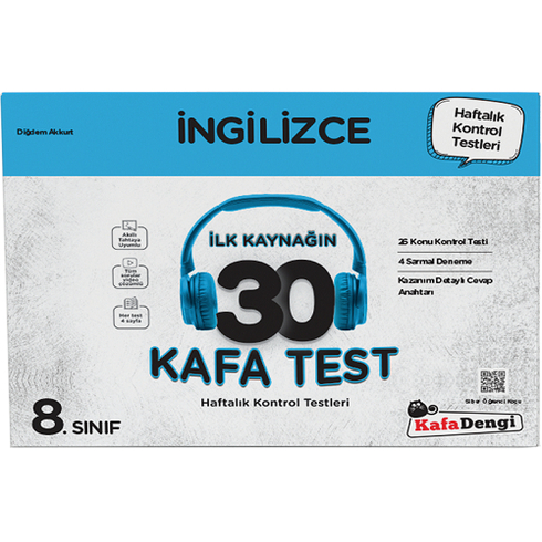 Kafa Dengi 8. Sınıf Lgs Ingilizce 30 Kafa Test