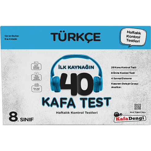 Kafa Dengi 8. Sınıf Lgs Türkçe 40 Kafa Test