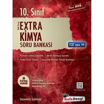 Kafa Dengi Yayınları 10. Sınıf Kimya Extra Soru Bankası Komisyon