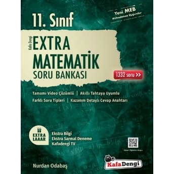 Kafa Dengi Yayınları 11. Sınıf Matematik Extra Soru Bankası Nurdan Odabaş