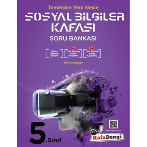 Kafa Dengi Yayınları 5. Sınıf Sosyal Bilgiler Kafası Soru Bankası (Tümü Video Çözümlü)