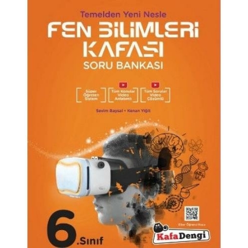 Kafa Dengi Yayınları 6.Sınıf Fen Bilimleri Kafası Soru Bankası (Tümü Video Çözümlü)