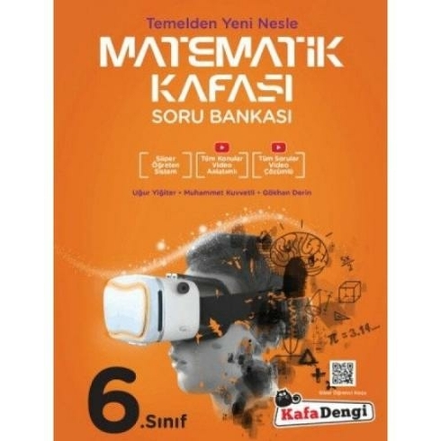 Kafa Dengi Yayınları 6.Sınıf Matematik Kafası Soru Bankası (Tümü Video Çözümlü)